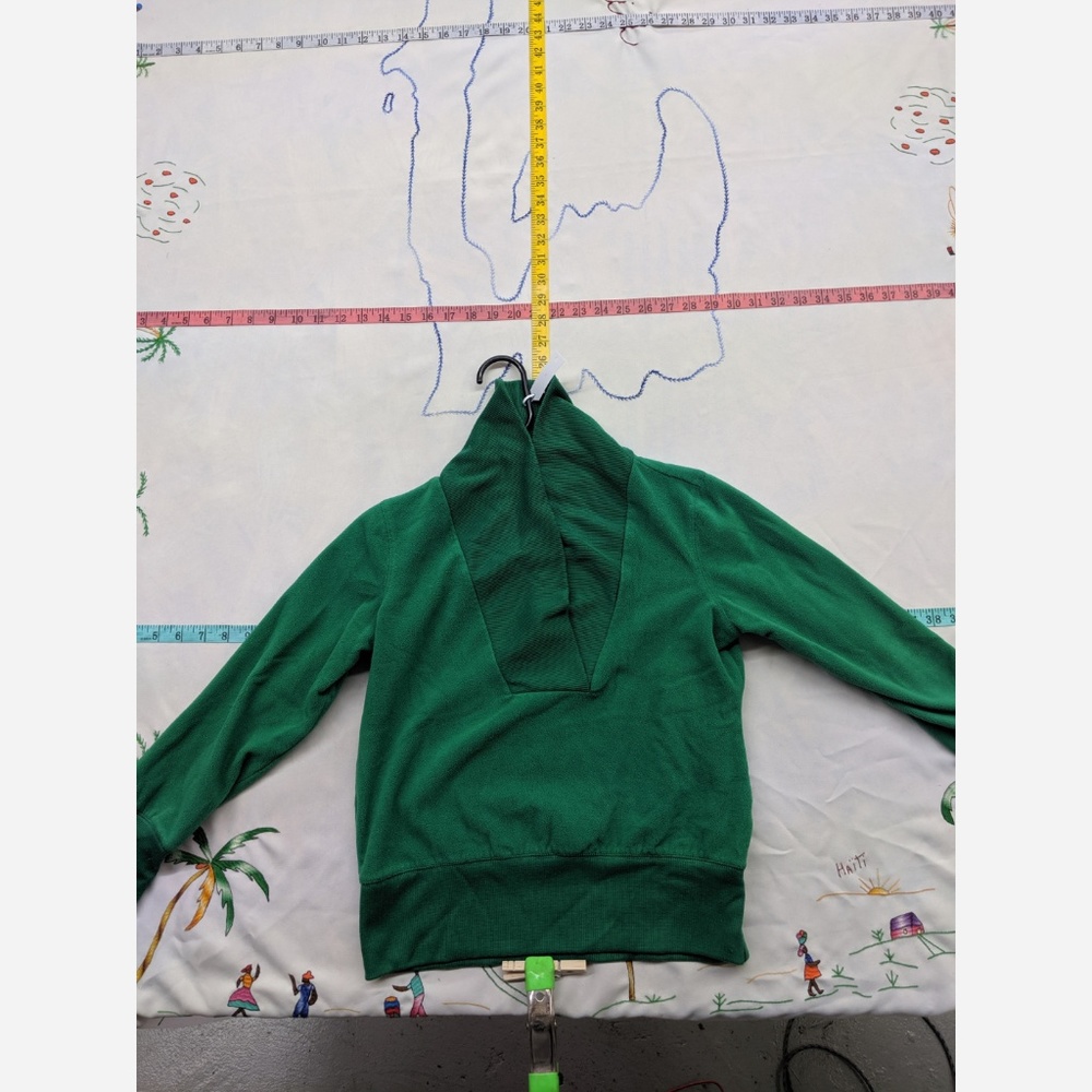 Women's Size XS Old Navy Green Fleece Pullover Swe